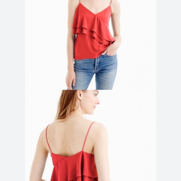 Coral cami by J Crew, size 0 - Picture 2 of 2